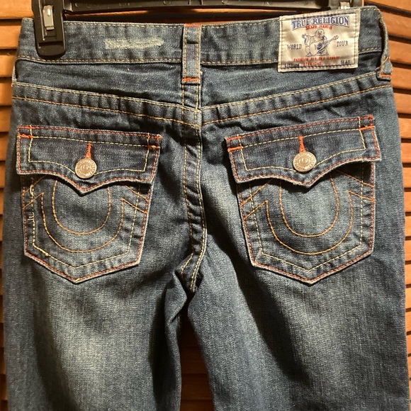 True Religion Distressed Blue Jeans - Picture 4 of 13